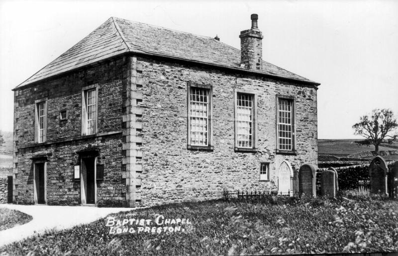 Baptist Chapel.JPG - Baptist Chapel Long Preston. Long Preston Baptist Chapel, built 1833. Demolished by Colin Johnson of Settle in 1971.